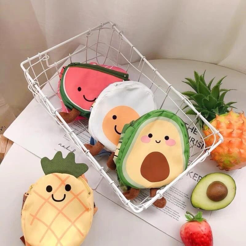 Áo Thun Cộc Tay Có Túi Hình Hoa Quả Cho Bé Trai Và Bé Gái Từ 8Kg Đến 32Kg Ken Store