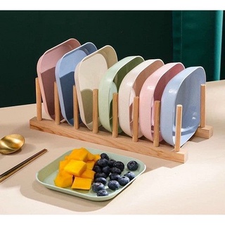 Set 8 Đĩa Lúa Mạch Đa Năng Màu Pastel