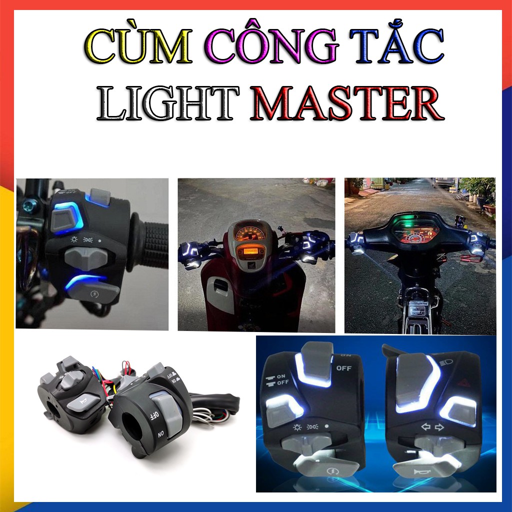 cùm công tắc Light Master ( GIÁ 1 CẶP TRÁI +PHẢI)