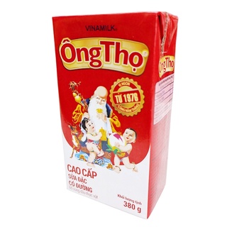 SỮA ĐẶC CAO CẤP CÓ ĐƯỜNG ÔNG THỌ ĐỎ HỘP GIẤY 380G ( DATE MỚI )