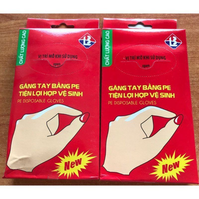 Hộp 100 Chiếc Găng Tay Nilon Nk