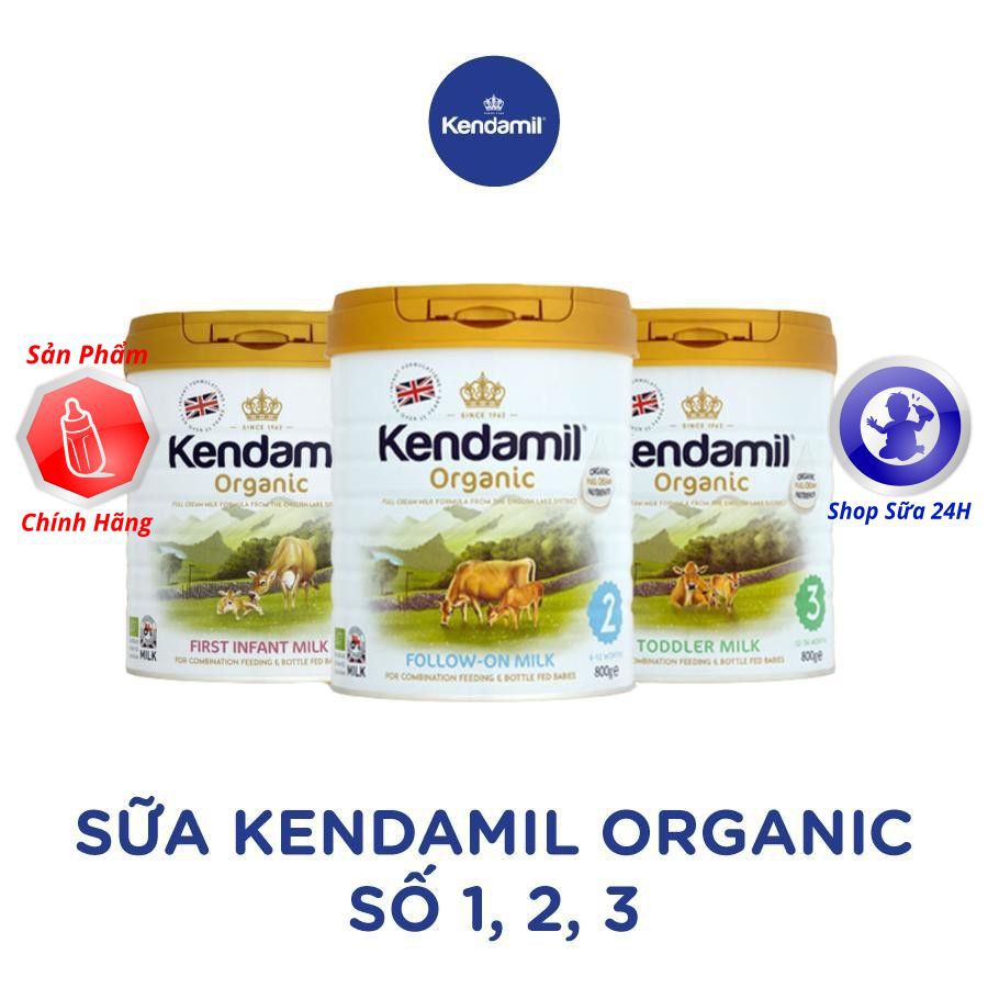 [DATE 10/2023] Sữa Kendamil Organic Số 2 Lon 800g