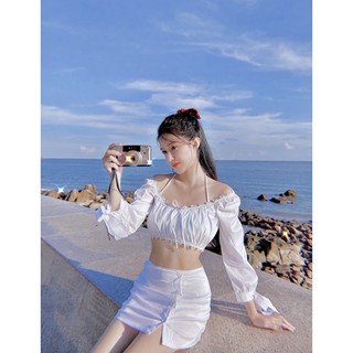 Yoori Top | Áo bẹt vai, thiết kế freesize