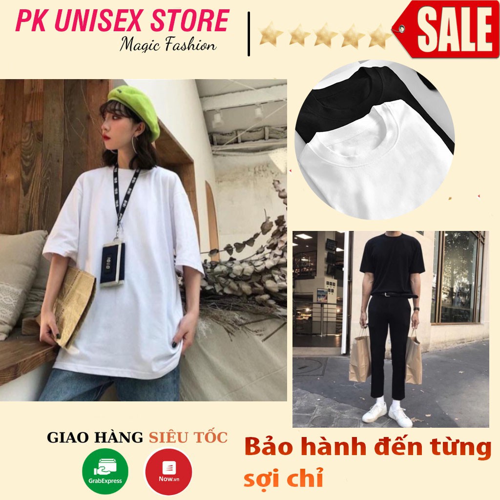 💥SIÊU HOT💥 Áo Thun Nam Cổ Tròn Dáng Unisex Tay Ngắn Basic Tee Phông Trơn Nam Nữ | BigBuy360 - bigbuy360.vn