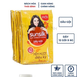 Dầu gội/xả Sunsilk dây 12 gói x 6g