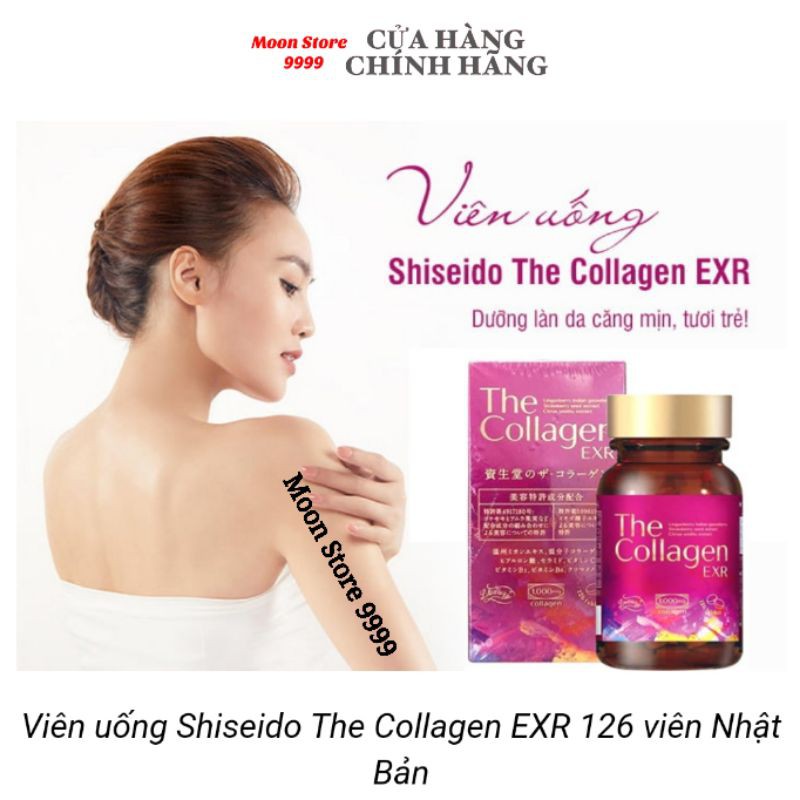 Viên uống The Collagen Shiseido EXR Nhật Bản mẫu mới hộp 126 viên | Thế Giới Skin Care