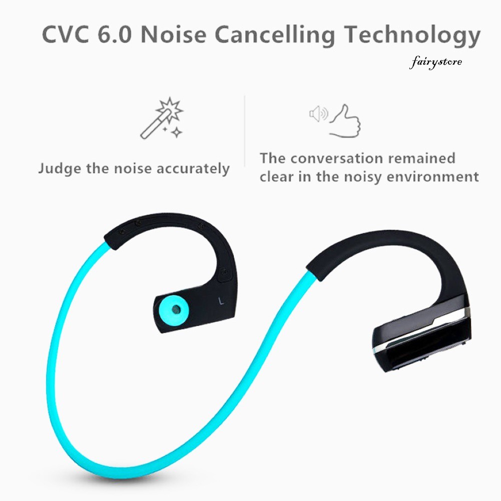 Tai Nghe Bluetooth 4.1 Không Dây Kiểu Dáng Thể Thao Chống Mồ Hôi Phù Hợp Cho Chơi Thể Thao P9
