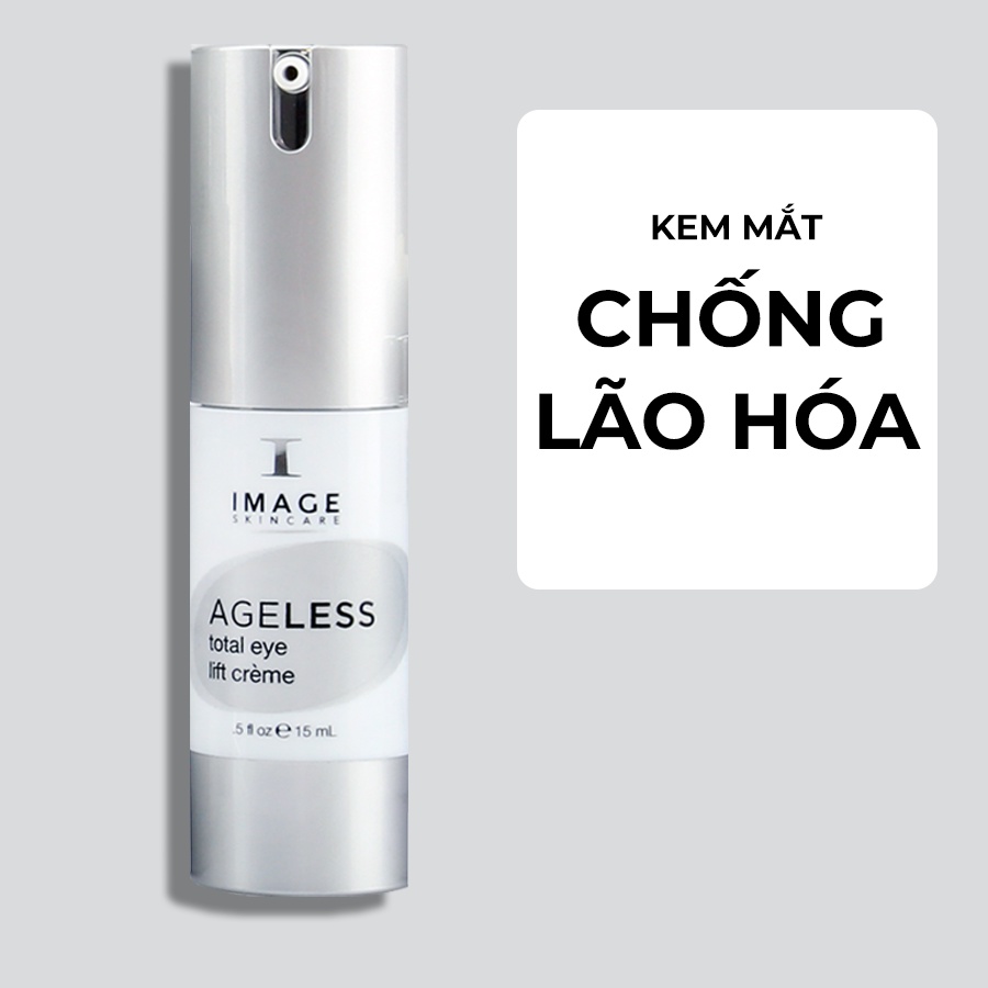 Kem giảm nhăn và trẻ hóa vùng mắt Image Ageless Total Eye Lift Crème 15ml