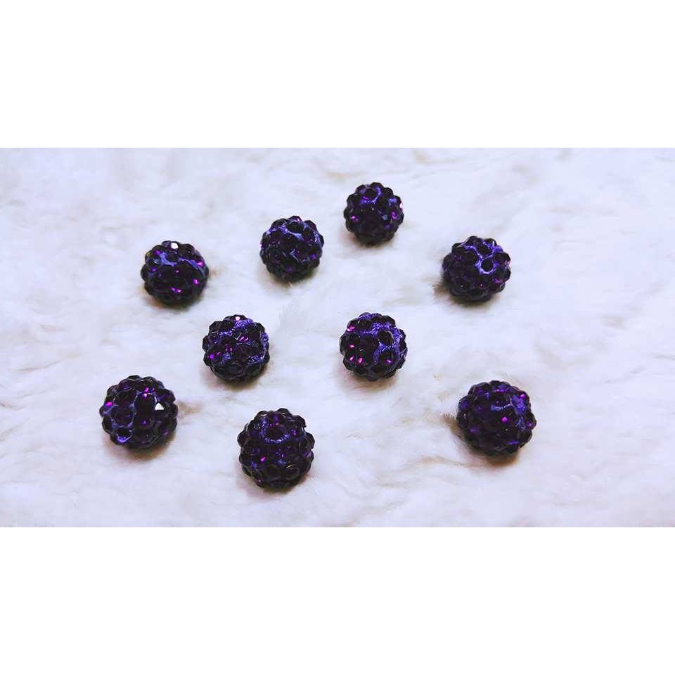 Hạt châu pha lê 10mm / 10c = 25k [ hạt châu tròn 10mm ] sỉ phụ kiện sài gòn tphcm