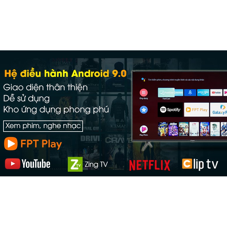 Smart Tivi Casper 43 inch Giọng Nói 43FG5200, Tivi Thái Lan Thông Minh Giá rẻ. | BigBuy360 - bigbuy360.vn