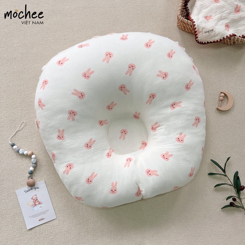 [Chính hãng] Gối chống trào ngược Muslin Mochee