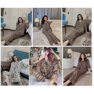 [50-70kg] Đồ Bộ Lụa Mango (Mai Ngô) - Tay Cánh Dơi Quần Dài (P2)