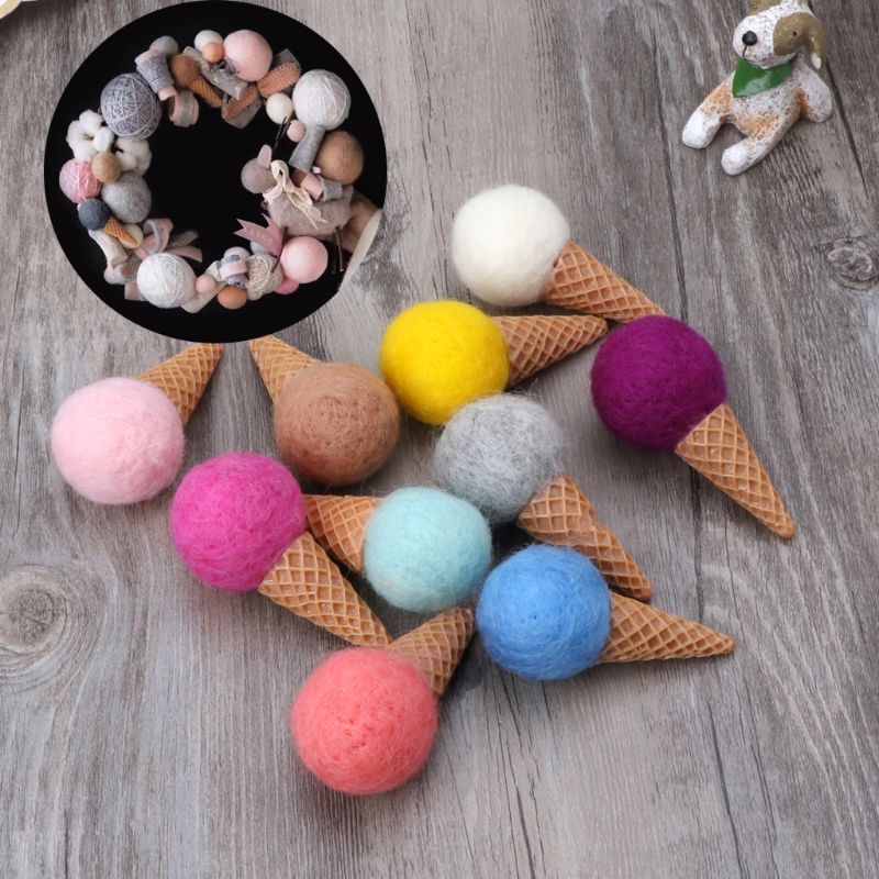 Dây Treo Trang Trí Hình Que Kem Dùng Làm Đạo Cụ Chụp Ảnh Valentine