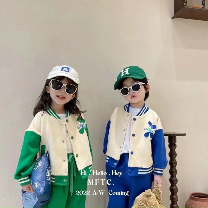 Bộ bóng chày kèm mũ cho bé