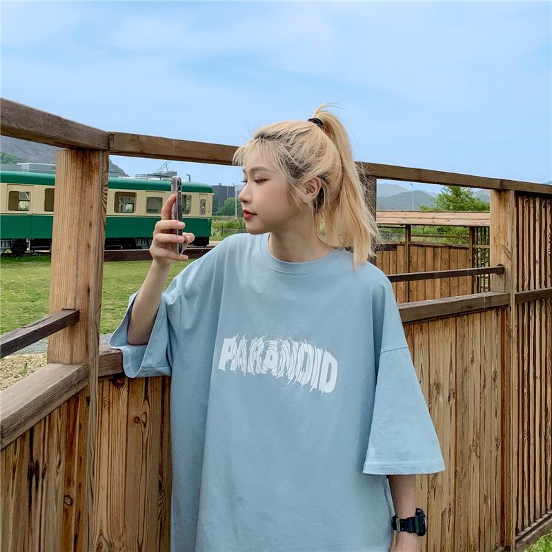 Áo thun tay lỡ nam nữ, áo phông unisex form rộng chất cotton mát mịn thấm hút mồ hôi in hình PARA | BigBuy360 - bigbuy360.vn