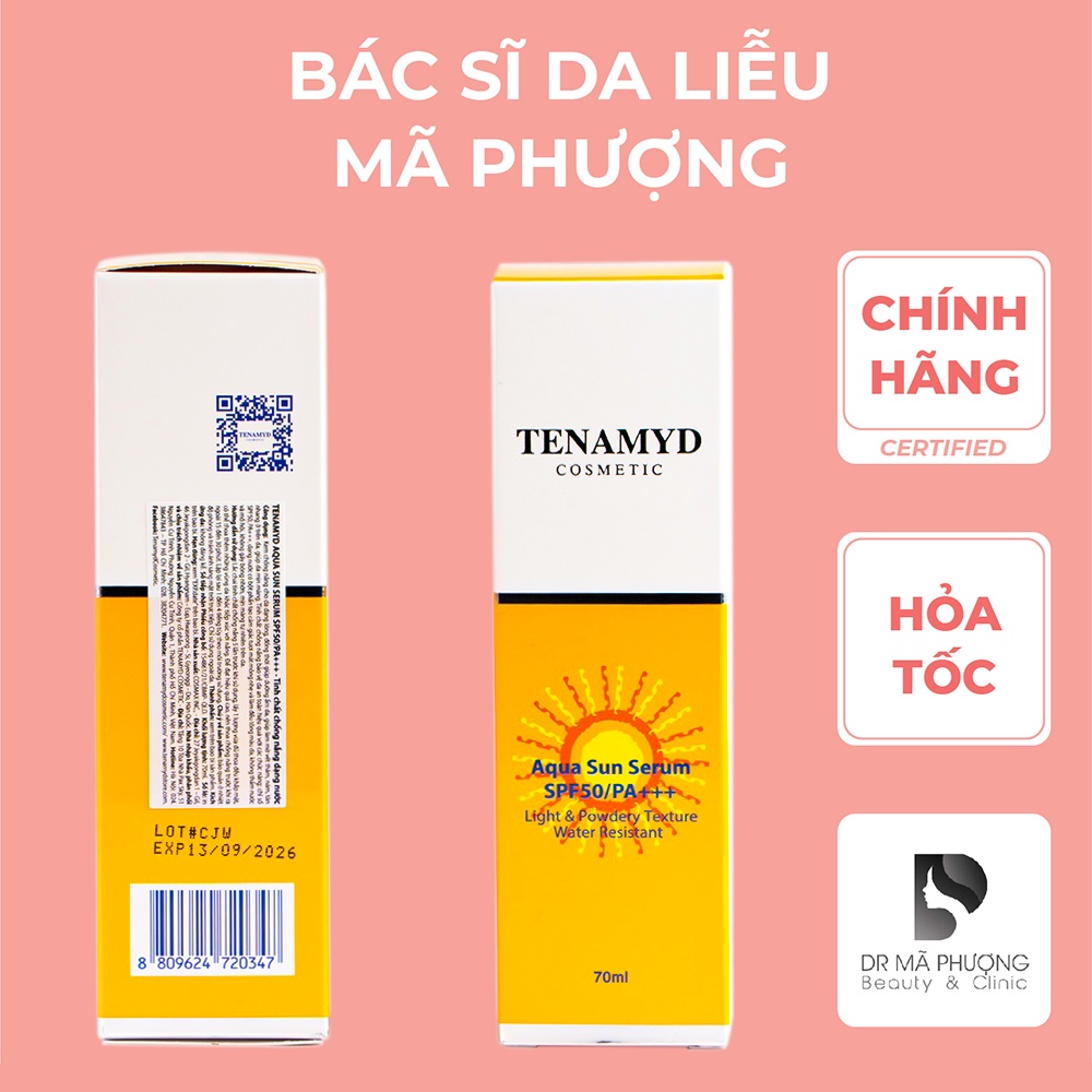 [CHÍNH HÃNG] Kem chống nắng TENAMYD SPF50/PA+++