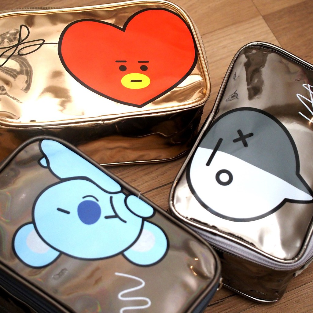 Túi Đựng Mỹ Phẩm In Hình Bt21 Bts