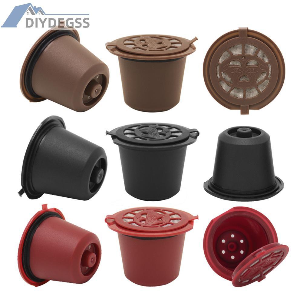 Diydegss2 Reusable Refill Coffee Capsule Filter Shell for Nespresso Coffee Machine