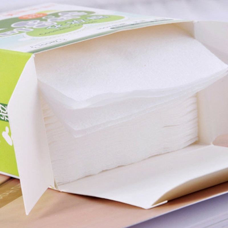 Hộp 100 Miếng Bông Tẩy Trang Chất Lượng Cao