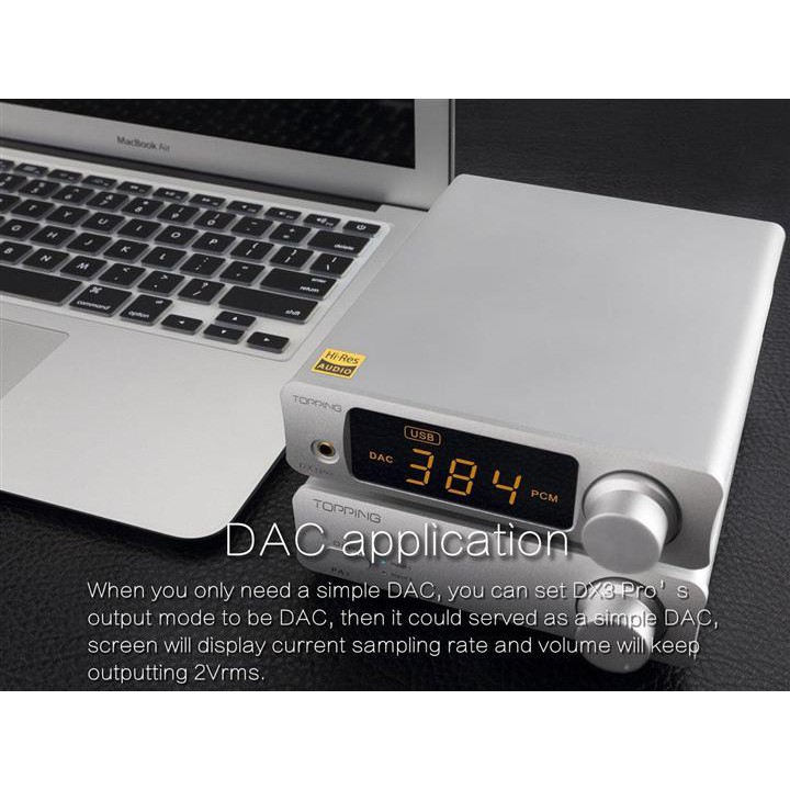 Bộ Giải Mã Khuếch Đại Âm Dac Amp Bluetooth 5.0 Topping Dx3 Pro Cao Cấp