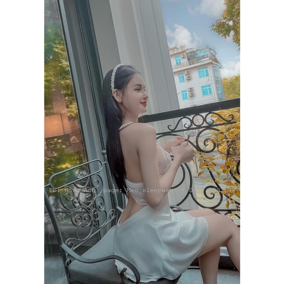 (M. 700) Váy ngủ sexy lụa cao cấp Đầm mặc nhà gợi cảm quyến rũ