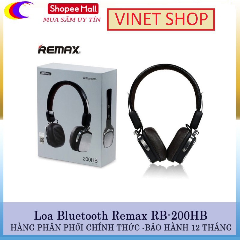 Tai Nghe Headphone Remax Rb-200Hb Bluetooth 4.1 Có thể Nhận Cuộc Gọi -Headphone Store -DC2451