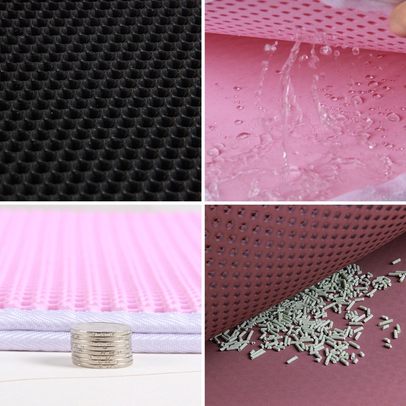 Đệm lót cho mèo đi vệ sinh hai lớp chống thấm nước tiện dụng