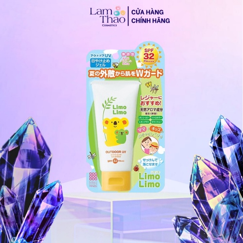 Kem Chống Nắng Dưỡng Ẩm Dịu Nhẹ Meishoku Limo Limo Outdoor UV SPF 32 PA+++