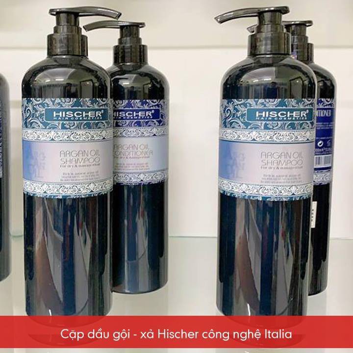 (HÀNG CHÍNH HÃNG 100%) Cặp gội + xả HISCHER ALGAN OIL 1000ml | BigBuy360 - bigbuy360.vn