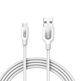 Cáp sạc anker powerline+ micro-usb 1.8m - trắng - a8143h21