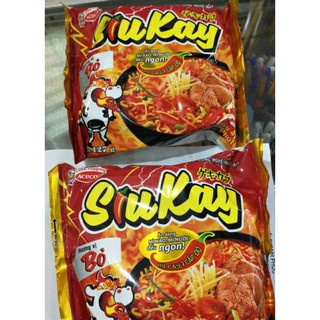 Mì siukay bò và hải sản