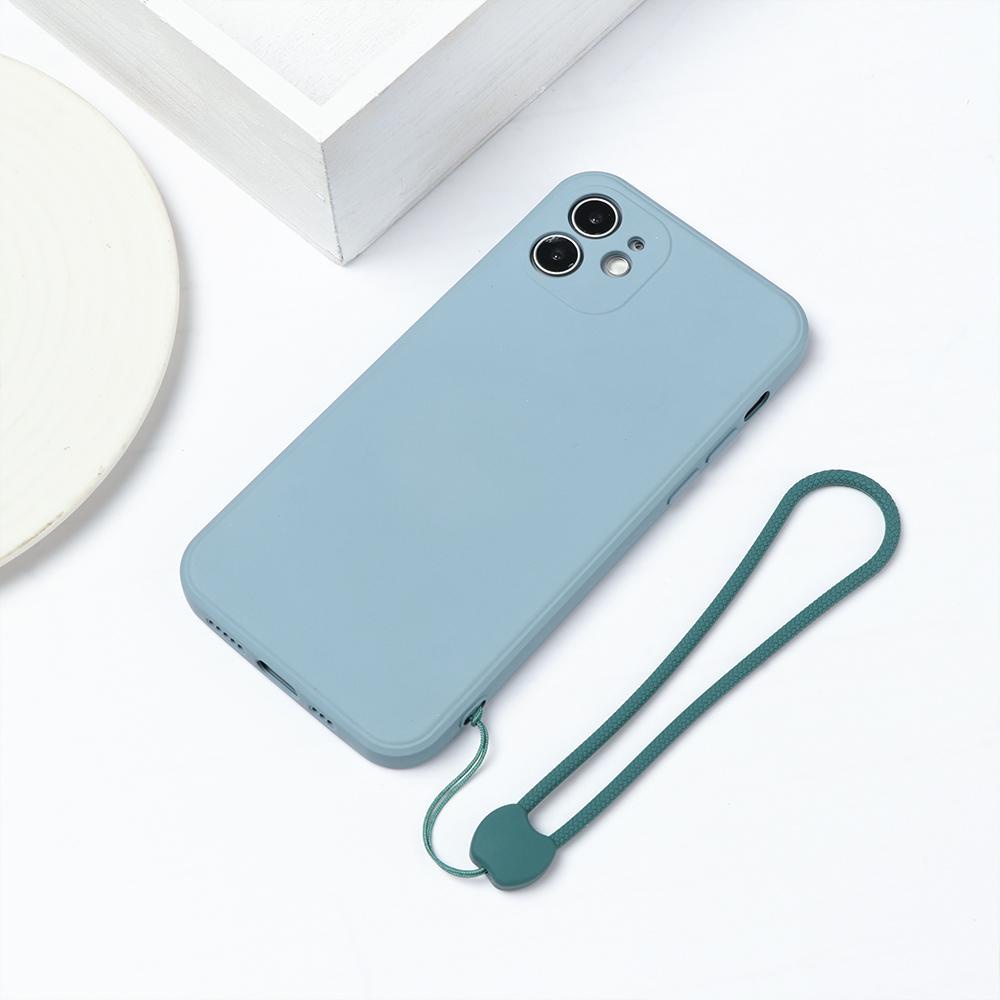 Dây Đeo Điện Thoại Bằng Silicon Mềm Màu Cầu Vồng