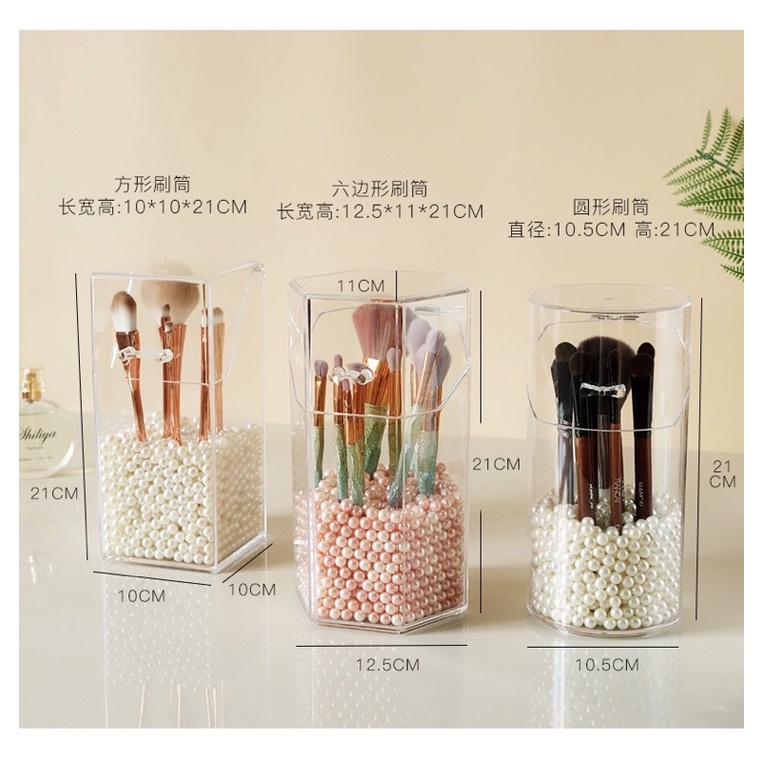 Hộp đựng cọ trang điểm lục giác