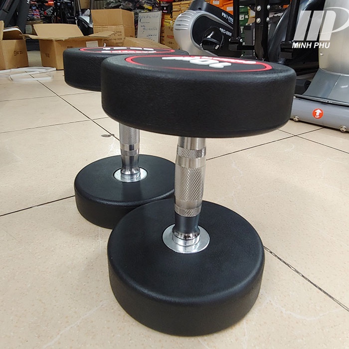 Tạ tay cao cấp Goldnova 10kg ⚡ Dụng cụ tập GYM chuyên nghiệp ⚡ Tạ bọc cao su loại 10kg 1 chiếc