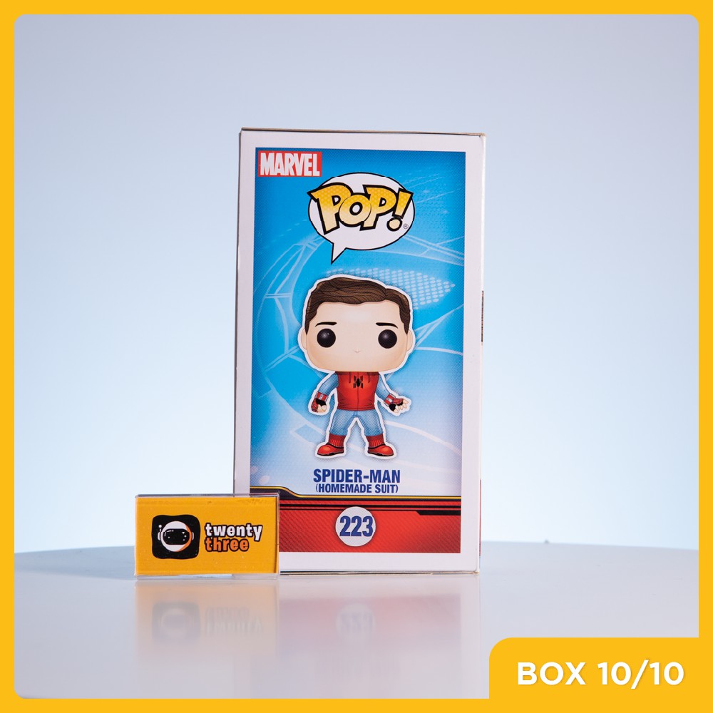 Mô hình đồ chơi  Funko Pop •  Spider-man Homemade Suit (Walmart) 223 • Spider-man Homecoming