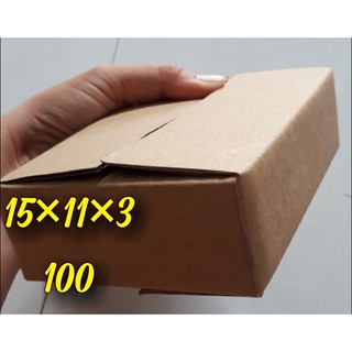 100 thùng 15x11x3 ( dài x rộng x cao )