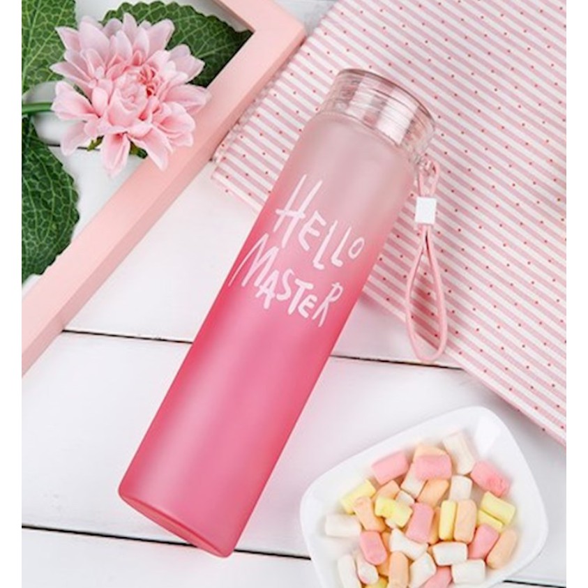 COMBO 2 Bình đựng nước giữ nhiệt thuỷ tinh - Bình đựng nước Lucky day mẫu mới kiểu dáng thể thao hiện đại