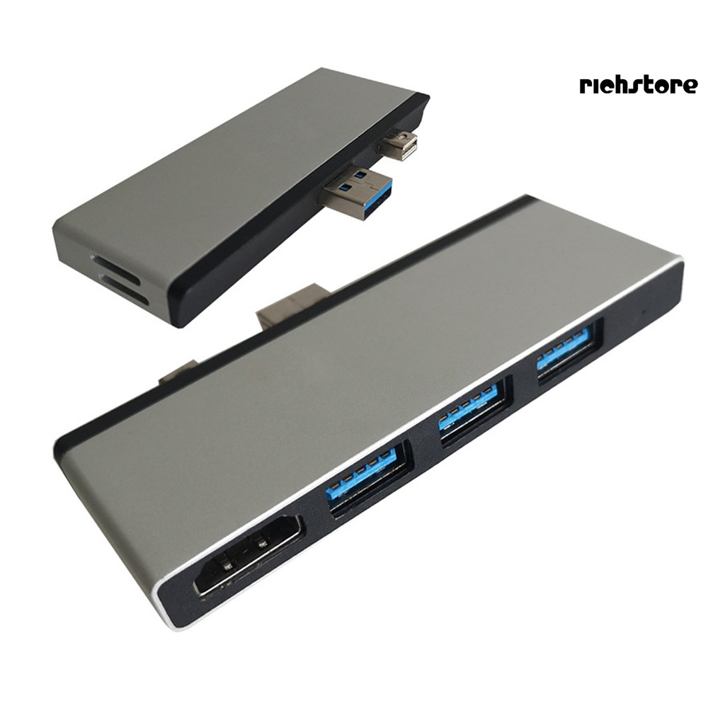 Bộ Chia Cổng Usb 3.0 4 Trong 1 Cho Surface Pro4 / 5 / 6
