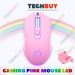 Chuột Chơi game màu hồng LED RGB I Gaming Mouse RGB LED, Pink Color