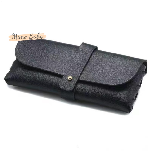 Bao da đựng kính cao cấp, hộp đựng mắt kính thời trang Mimo Baby