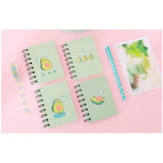 Sổ lò xo mini trái bơ