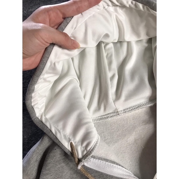 Áo khoá hoodie mũ trơn hai lớp TC12 | BigBuy360 - bigbuy360.vn