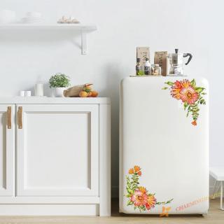 Decal Dán Tủ Lạnh Hình Bông Hoa