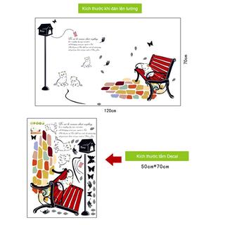 [RẺ VÔ ĐỊCH] Decal dán tường cao cấp - DC115