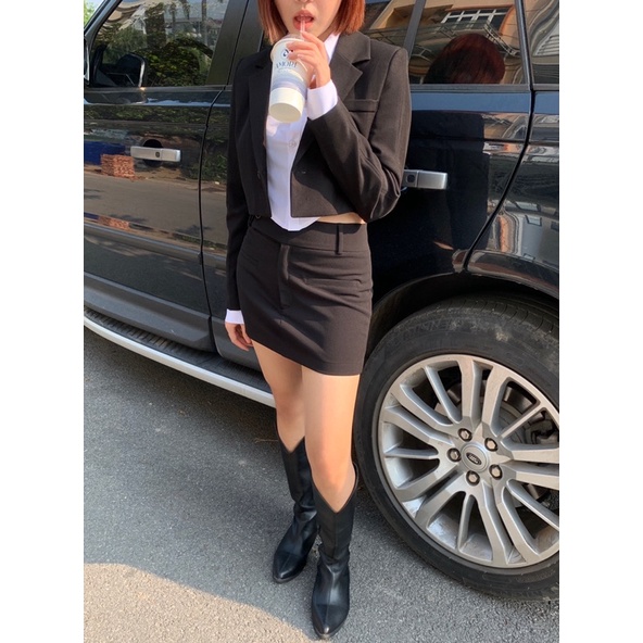 Áo blazer dáng ngắn CROP BLAZER