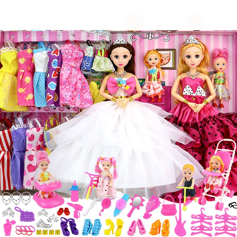 Bộ 131 Đồ Chơi Búp Bê Barbie