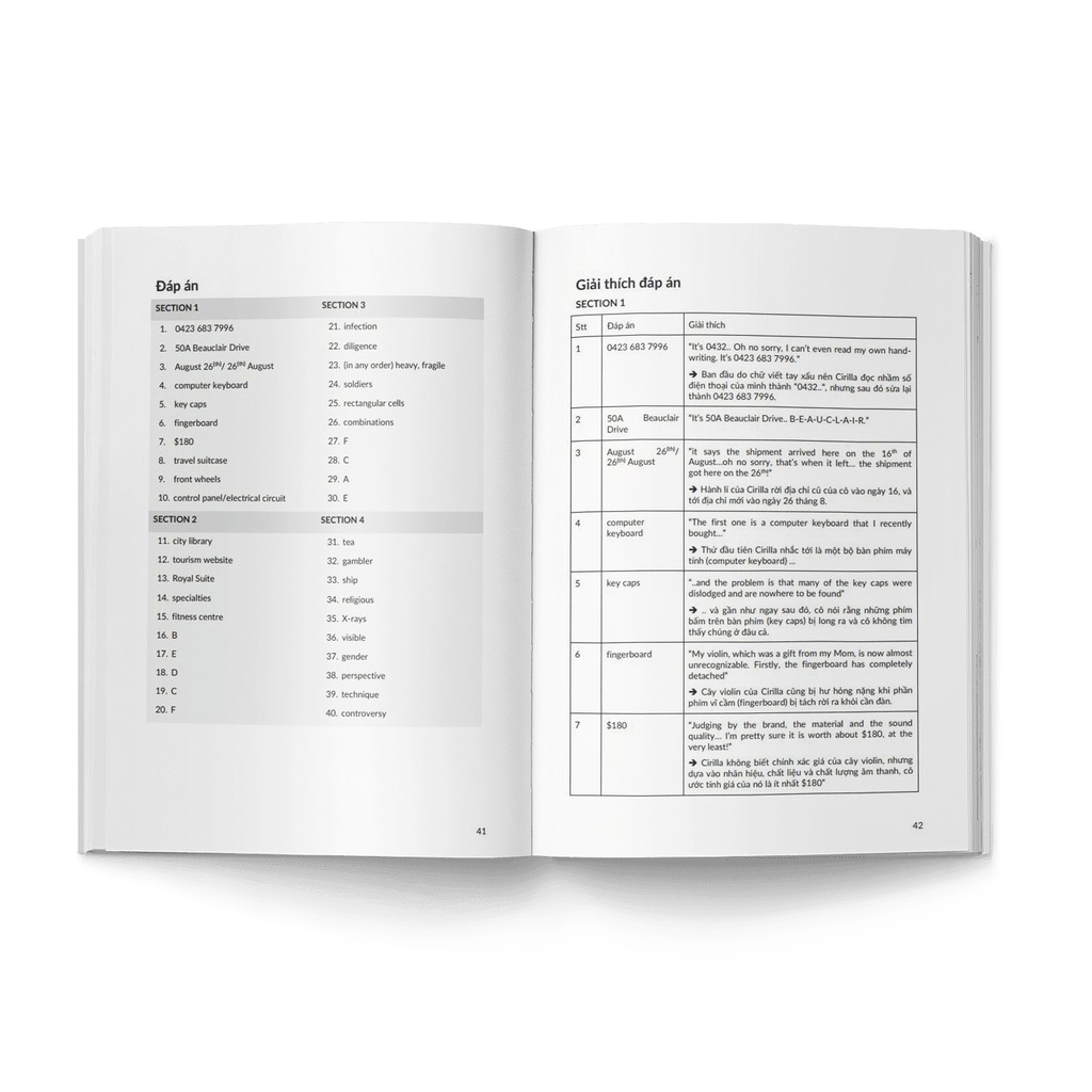 Combo sách - Practicing for IELTS - Tuyển tập 10 đề thi IELTS kèm lời giải chi tiết