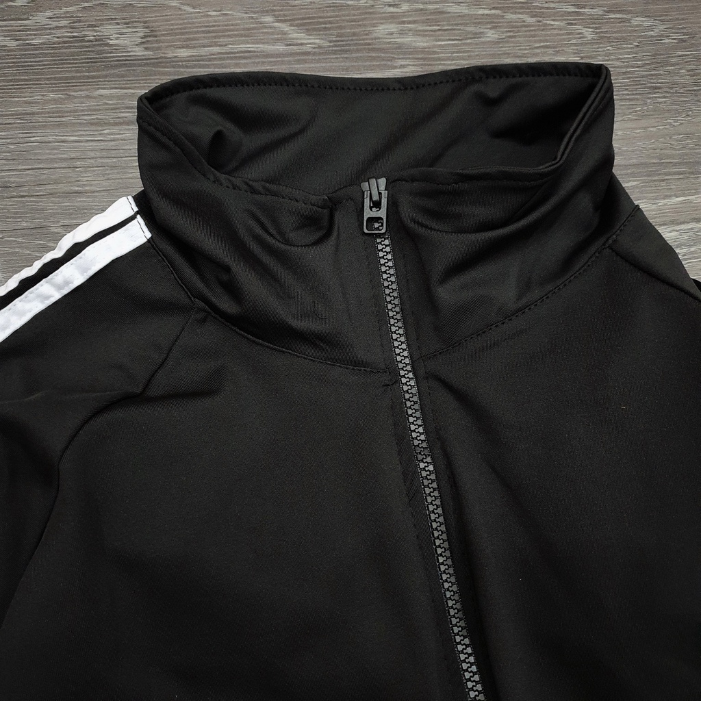 Áo khoác thể thao Nam, Nữ Vải PoLy Cao Cấp , Sọc Tay , Xỏ Ngón che Nắng