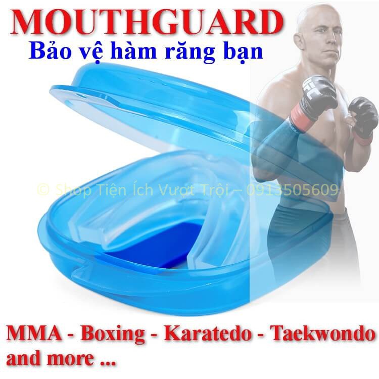 Mouthguard, thiết bị bảo vệ răng boxing, dụng cụ bảo hộ răng, miếng bảo vệ hàm răng khi chơi thể thao-Tiện Ích Vượt Trội