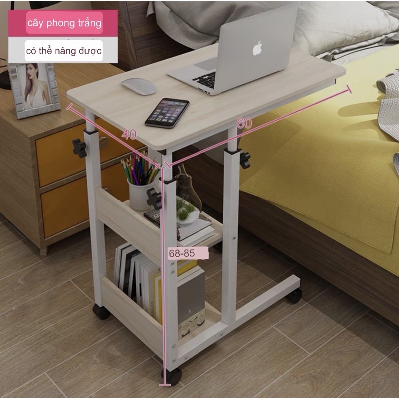 Bàn làm việc ,bàn di động để máy tính láp tốp